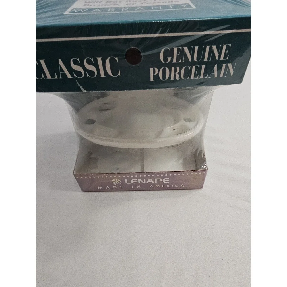 Vintage Lenape Porcelain Tooth Brush Holder - White - NEW SEALED Made 1999 USA